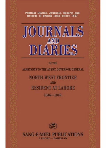Journals And Diaries :Assis.To Agent, Gov.Nwfp By Government Record