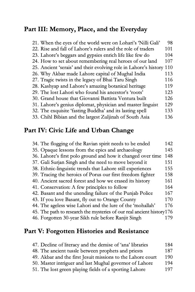 Glimpses over Different Eras in the History of Lahore - Abdul Majid Sheikh