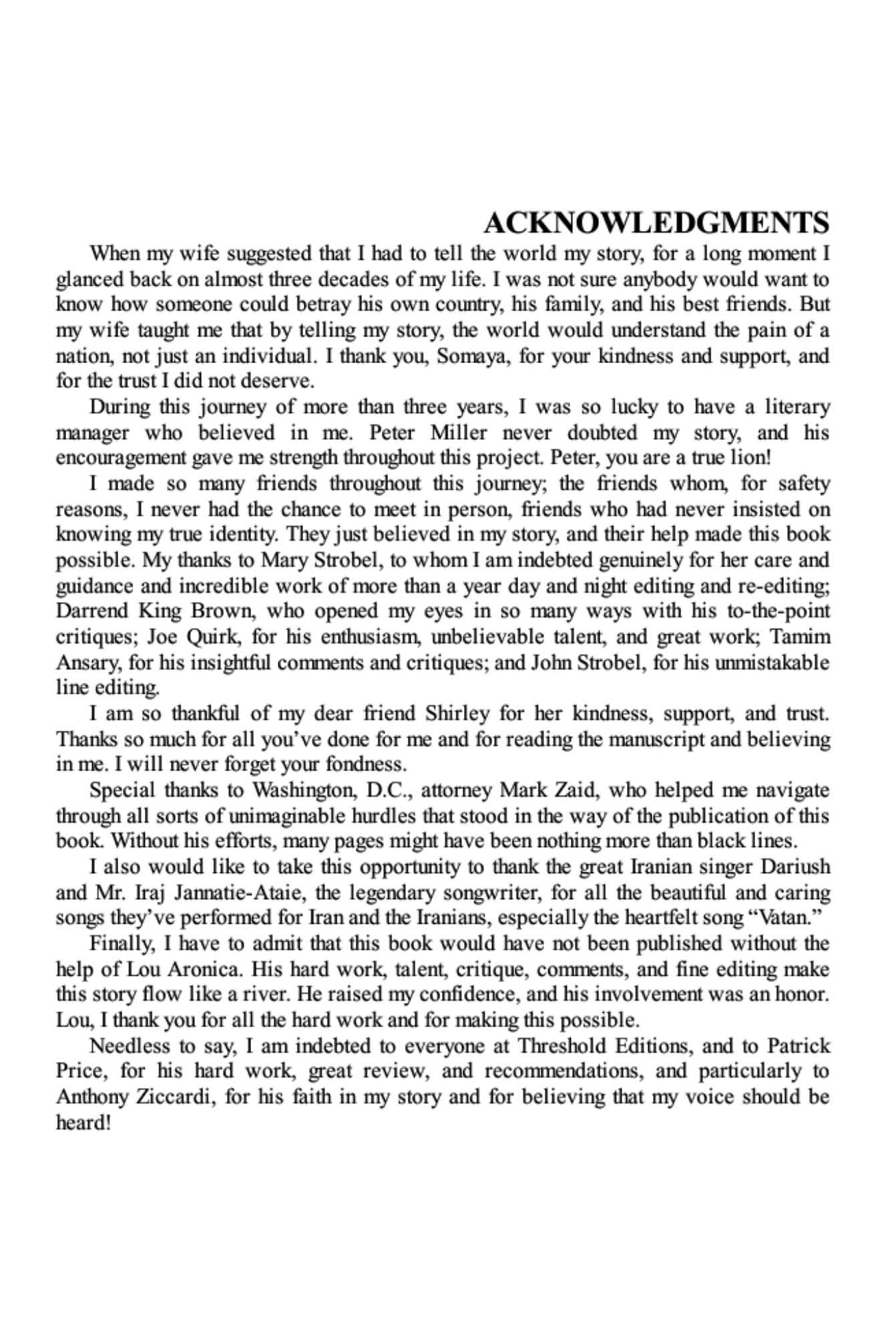 A Time to Betray: The Astonishing Double Life of a CIA Agent Inside the Revolutionary Guards of Iran
By: Reza Kahlili